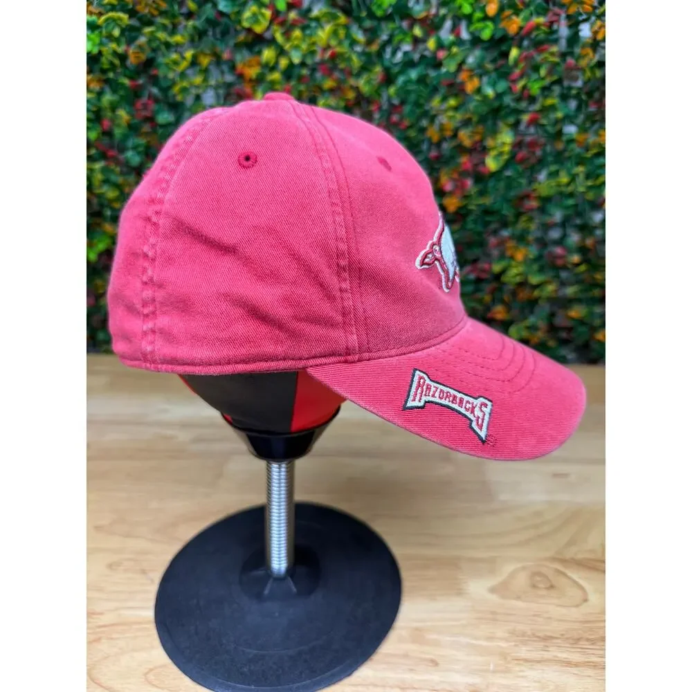Adidas Arkansas Razorbacks Flexfit Embroidered Hat Red White‎ One Size Fits All